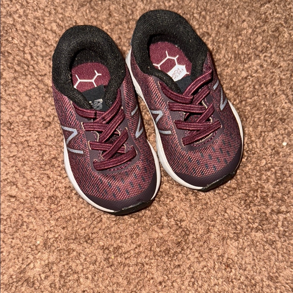 New Balance Kids' Maroon Sneakers